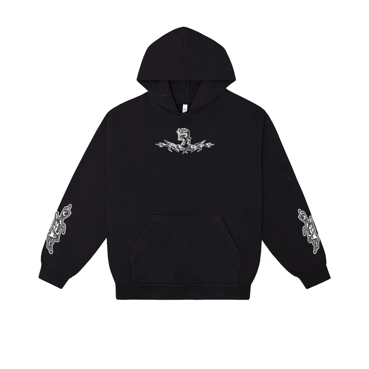 SPINE HOODIE "BLACK"